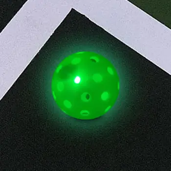 LED Svetlo, až Pickleball Loptu Praxi Hračka Loptu 40 Otvory pre Súdy Vonkajšie Potrestať Turnaj Hrať Darček pre Pickleball Milenca