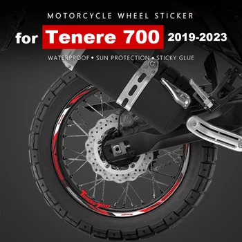 Motocykel Kolesa Nálepky Nepremokavé Okraj Kotúča, pre Yamaha Tenere 700 Príslušenstvo 2024 Tenere700 Svete Raid 2023-2019 2022 2021
