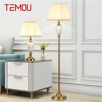 TEMOU Poschodí Lampy, Osvetlenie Moderné LED Kreatívny Dizajn Keramické Dekoračné pre Domáce Obývacia Izba
