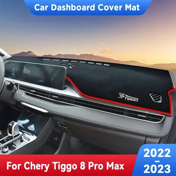 Pre Chery TIGGO 8 Pro Max 2023 2022 2021 Auto Panel Kryt Mat slnečník Vyhnite sa Svetlo Mat Prístrojový Panel Koberce Príslušenstvo