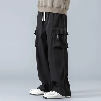 Bočné Vrecko Cargo Nohavice Pánske Hip Hop Bežné Tepláky Mužskej Módy Nadrozmerné Streetwear Mužov Jogging Nohavice Veľkosť 5XL