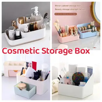 Make-Up Organizátor Box Kozmetické Úložný Box Zásuvky Toaletný Stolík Kontajner Drobnosti Prípade Make-Up Okno Pracovnej Plochy Úložný Box