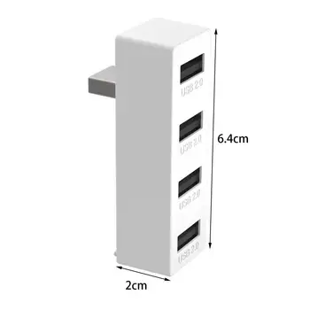 Jednoduché ovládanie USB zariadenia Extender Plug And Play, Prenos Praktických 4 USB2.0 Porty Rozbočovač Rozšírenie Adaptér