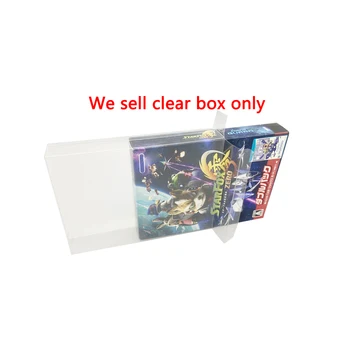 50 KS veľa Priehľadná PET Display Box Úložný box pre Wii U Dual disk zviazané hry Ochranné pole Limited Edition