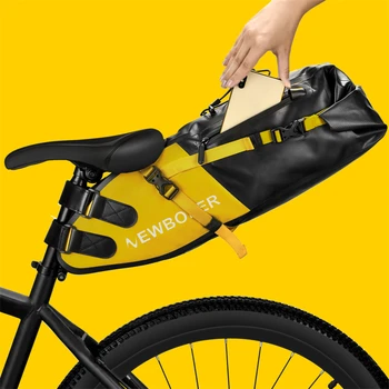 6-13L Požičovňa Nepremokavé Chvost Taška Pre Bikepacking Cestnej Bike MTB Zadné Sedlo Tašky Vonkajšie Cyklistické Príslušenstvo Cyklistické Tašky