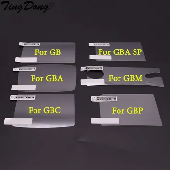 TingDong 1PCS Plastové Jasné, Pre GBP Obrazovke Objektív Chránič Pre GB GBA VOP GBA SP Ochranný Film