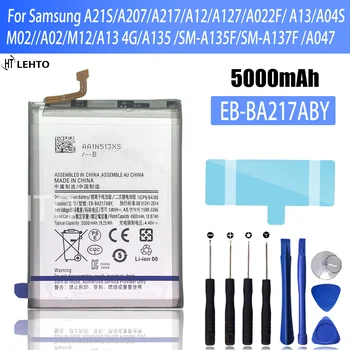 EB-BA217ABY 5000mAh Náhradné Batérie Pre Samsung Galaxy A21s SM-A217F/DS SM-A217M/DS SM-A217F/DSN + nástroje telefón