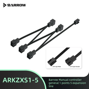 Barrow ARGB Manuálny Regulátor 1 Až 5 sa Rozšíril Line ARKZXS1-5 Pre LRC RGB v2 PC Vodné Chladenie Príslušenstvo 5V 3pin Kábel