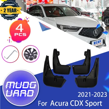 Mudflap Blatníka Blatník Pre Acura CDX Šport 2021 2022 2023 Predné Zadné Kolesá Splash Blato Stráže Auto Príslušenstvo