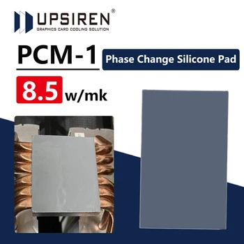 UPSIREN PCM-1 Tepelne Vodivé PCM Pad Pevné Silikónové Mazivo Fáze Zmeniť Silikónové Repaste Pad 80x80 PCM термопрокла