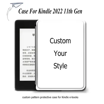 Vlastné Personlized Prípade Kindle 11. Gen 2022 Všetky Nové Kindle C2V2L3 6 Palcový Ebook Kryt Funda Ochranný plášť Auto Wake Spánku