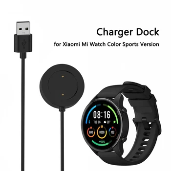 100 cm USB Nabíjací Kábel pre Xiao Mi Watch Color Spors Edition Smart Hodinky Nabíjací Dock Base Drôt, Kábel, Adaptér, Stojan Príslušenstvo