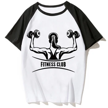 Crossfit Fitness top ženy smiešne, komické letné tričko žena anime comic y2k oblečenie
