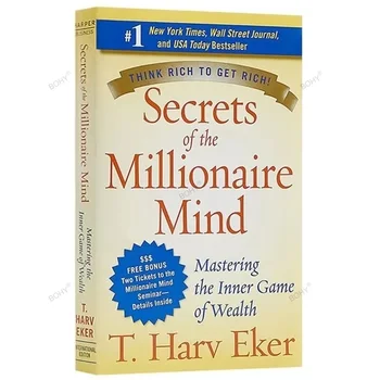 Tajomstvo Milionár Myseľ: Zvládnutie Vnútorného Hra Bohatstvo Tým, T. Harv Eker Financií Knihy V angličtine, Brožovaná