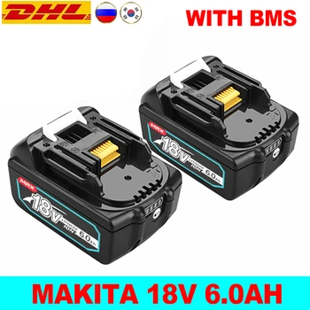 BL1860 Nabíjateľná Batéria pre Makita 18V Nahradenie 6.0 ah BL1840 BL1850 Lítium-Iónová pre Makita 18v s BMS