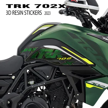 Pre Benelli TRK 702X 2023 TRK702X Motocyklové Príslušenstvo 3D Gél Epoxidové Živice Nálepky Auta Tank Pad