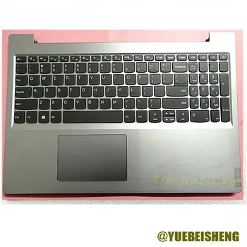 YUEBEISHENG Nové Pre Lenovo IdeaPad L340-15 opierka dlaní US klávesnica, vrchný kryt Touchpad,Striebro