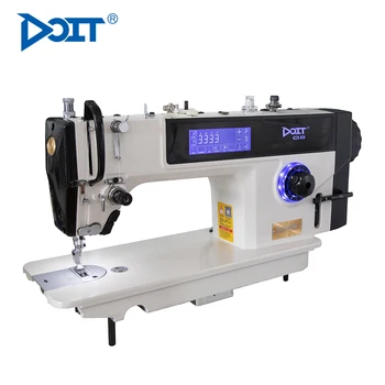 DT-Q8 DOIT direct drive automatické lockstitch priemyselné ploché lôžko šijací stroj, cena s dotykovým displejom a auto zastrihávač