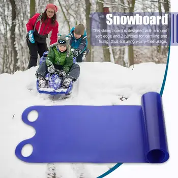 Snowboard Roll Up Sneh Sánky Plastové Koľajových Snehu Jazdca Flexibilné Lyžovanie Stravovanie Pre Deti, Dospelých Sledge Sneh, Lyžovanie Príslušenstvo