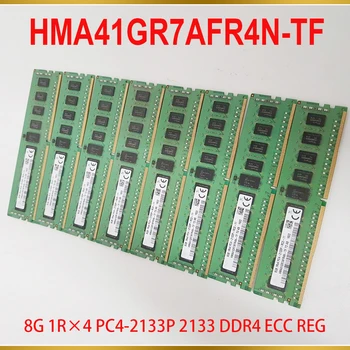1Pcs Na SK Hynix RAM 8GB 8G 1R×4 PC4-2133P 2133 DDR4 ECC REG Pamäť HMA41GR7AFR4N-TF 