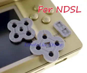 50sets Vodivé tlačidlo guma silikónová dpad pad RL LR L R vľavo, vpravo tlačidlá pre NDSL/DSL/Nintendo DS Lite